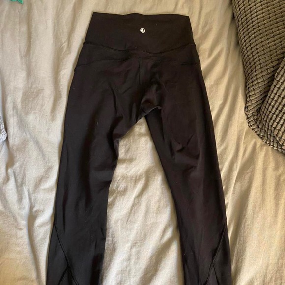 Black Lululemon Leggings - good condition - Picture 2 of 2